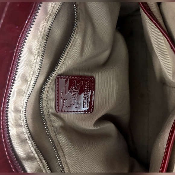 Burberry Denham Plaid Tote EUC - Picture 2 of 15